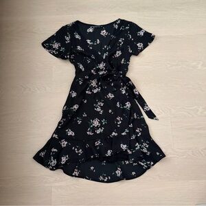Abercrombie & Fitch Black Floral Dress